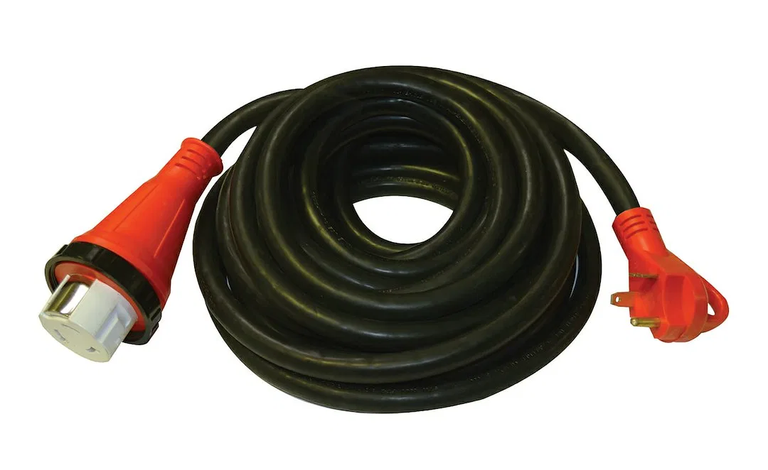 A10-3050EHD – VALTERRA LLC Power Cord, RV Power Supply Cord 30 Amp Male Plug To 50 Amp Female Receptacle 25 Foot Leng...